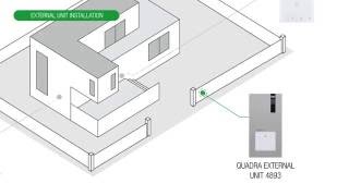 COMELIT TUTORIAL EN Installation and programming of 2wire Quarda kit [upl. by Names]