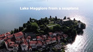 Seaplane tour of Lake Maggiore  VR 360 [upl. by Lola]