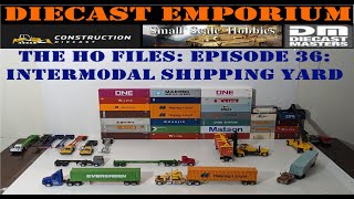 HO Files Episode 36 Intermodal Shipping Yard [upl. by Hannahoj384]