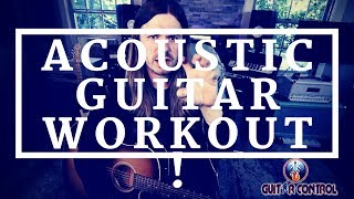 Finger Workout Excercises On The Acoustic Guitar [upl. by Mechling]