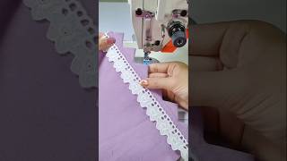 How to make simple triangle lace tailor take you into the garment factory sewing tips [upl. by Ariuqahs812]