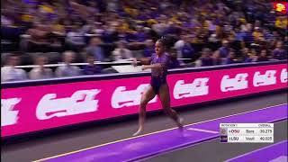 Haleigh Bryant Vault LSU vs Ohio State 2024 9950 [upl. by Analat157]