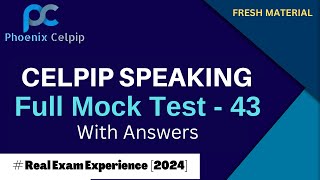 CELPIP Speaking Test  43  Real Questions and Perfect Answers [upl. by Fein]