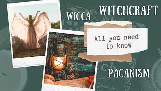 Wicca Witchcraft Paganism  History amp Differences amp How to practice [upl. by Donnenfeld972]