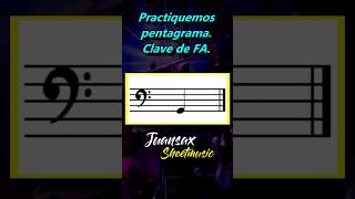 Practica pentagramalecturamusical clavedefa [upl. by Yesac]