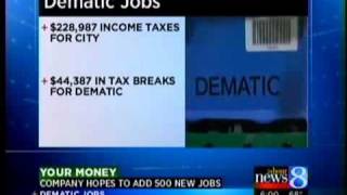 Dematic seeks tax break to add 500 jobs [upl. by Guerin]