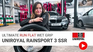 The Uniroyal RainSport 3 SSR  The Ultimate Run Flat Wet Grip [upl. by Zelazny]