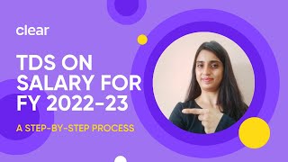 How to Calculate TDS on Salary  FY 202223 AY 202324 [upl. by Resor]