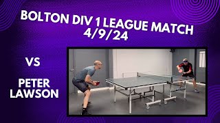 Neil Myatt vs Peter Lawson  Bolton Div 1 League Match  4924 [upl. by Ailido]