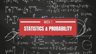 Week 1  Statistics and Probability of Physical Science [upl. by Lombardo]