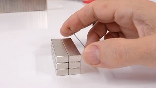 Magnet repulsion lifts pencil lead [upl. by Eimrej]