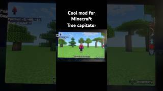 Cool Minecraft mod TreeCapitator subscribe minecraft shorts [upl. by Schuyler]