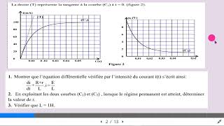 Réponse d’un dipôle RL à un échelon de tension et la décharge dun condensateur dans le circuit RL [upl. by Iruam]