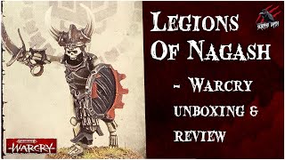 WARCRY LEGIONS OF NAGASH UNBOXING REVIEW  SKELETON WARBAND  The Warhammer Warcry Warband For You [upl. by Zacharia75]