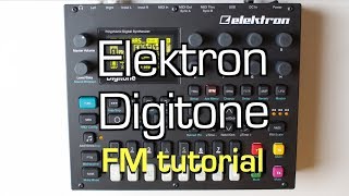 Elektron Digitone  Mastering FM synthesis tutorial [upl. by Haroppiz]