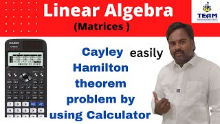 Cayley Hamilton theorem problem by using Calculator [upl. by Jeannine179]