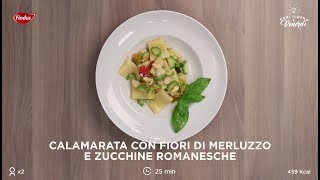 Calamarata con Fiori di Merluzzo e zucchine romanesche [upl. by Yla]