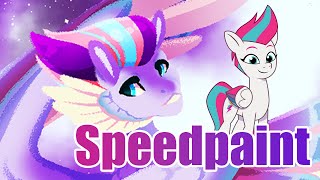 MLP speedpaint Zipp Storm [upl. by Karney]