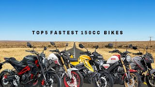 Top 5 Fastest 150cc Naked Sports Motorcycles 2024 [upl. by Dane]