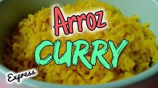 Arroz al CURRY  Fácil y DELICIOSO  StayHome [upl. by Mcafee]