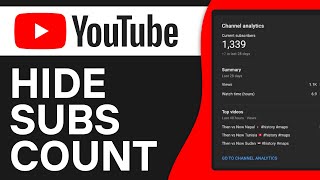 How To Hide Subscribers Count On YouTube 2024  Full Guide [upl. by Nabila]