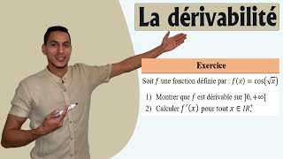 dérivabilité 2bac exercices  dérivé de composé de deux fonctions  dérivabilité de fonction composé [upl. by Sarad985]