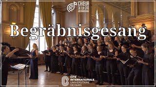 Begräbnisgesang – Brahms  Chœur de la Cité internationale [upl. by Snebur]