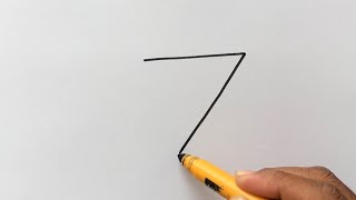 How to Draw an Octahedron Picture from number 7 [upl. by Ashbaugh]