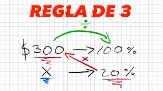 Regla de 3 Simple  Explicación y Ejercicio  Secundaria [upl. by Giamo753]