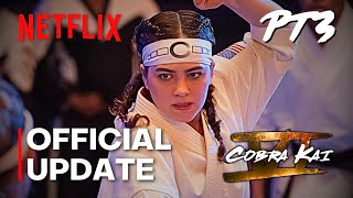 NEW Cobra Kai Season 6 PART 3 Official Update [upl. by Wandy]