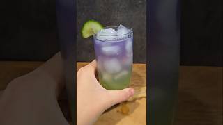 Jus de concombre pomme et pois papillon  drink boisson food recette fyp fypシ゚viral [upl. by Anaihs]