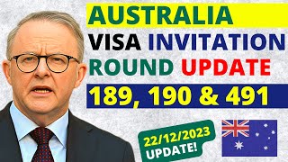 Australia Invitation Round Update December 20232024  Australia Invitation Round [upl. by Adriano]