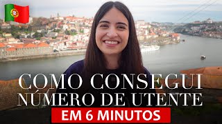 NÚMERO DE UTENTECOMO CONSEGUIR SAÚDE EM PORTUGAL  MINHA EXPERIÊNCIA [upl. by Agnizn]