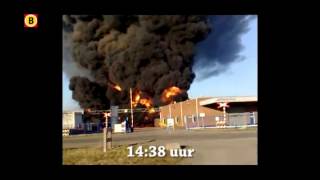 Brand bij ChemiePack Moerdijk de meldingen bij meldkamer brandweer [upl. by Koppel]