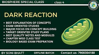 PHOTOSYNTHESIS  DARK REACTION PLANT PHYSIOLOGY biology neet class11 [upl. by Zanze233]