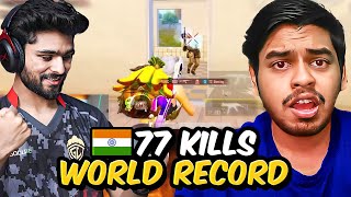 77 Kills WORLD RECORD by ONE SQUAD in ERANGEL Ft Lolzzz Gaming  BEST Moments in PUBG Mobile BGMI [upl. by Delfeena]