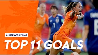 Lieke Martens  Top 11 goals in Oranje 🧡 [upl. by Notreve]