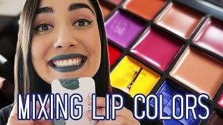 Mixing My Own Lip Colors with the Anastasia Beverly Hills Lip Palette [upl. by Atilek]