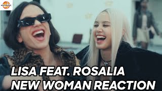 LISA FEAT ROSALIA  quotNEW WOMANquot MV REACTION  GREATEST COLLAB EVER [upl. by Ideih]