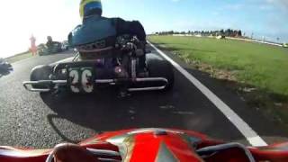 Kimbolton Karting Rotax 177 Final onboard with Kelvyn Woodhead 11911 LOTS OF OVERTAKING GoPro HD [upl. by Itnahs]