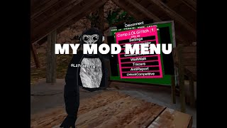 My mod menu Comp Menu Gorilla Tag Mod Menus [upl. by Eiclek]