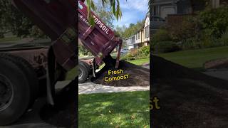 I TOPDRESSED MY LAWN WITH COMPOST AND THIS HAPPENED [upl. by Hazem]