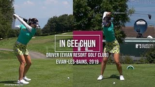 In Gee Chun Golf Swing Driver DTL amp FO Evian Championship EvianlesBains July 2019 [upl. by Elisabetta]