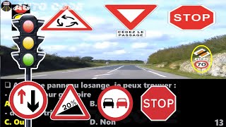 2024 Nouveau examen 😘 test code de la route ✅ france test permis de conduire 4 [upl. by Caldera]