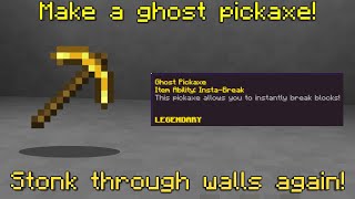 How to Make a Ghost Pickaxe Hypixel Skyblock [upl. by Rox]