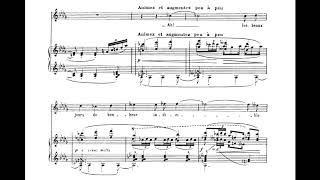 Colloque sentimental C Debussy Score Animation [upl. by Horten]