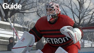 How to Play Goalie in EA NHL amp My 24 Build [upl. by Keverne]