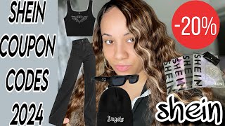 SHEIN COUPON CODES 2024  20 OFF 49  USE THE CODES OR LOSE THEM  ALL WORKING ‼️ [upl. by Aidile]