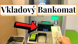 Vkladový bankomat České spořitelny Moneta ČSOB KB Raiffeisenbank💸Návod jak používat VKLADOMATY [upl. by Ekusoyr]