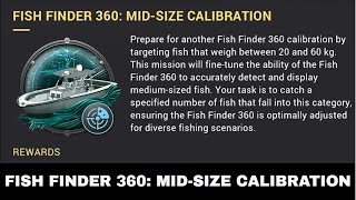 Fishing PlanetGADGET GALORE FISH FINDER 360 MIDSIZE CALIBRATION NEW MISSIONS [upl. by Cadmar61]